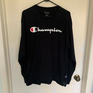 New Champion Black Long Sleeve Shirt size XL